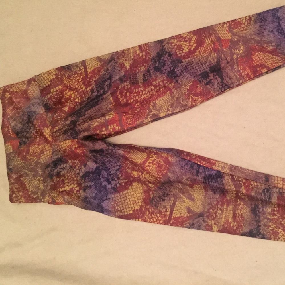 Candida Maria snake print leggings, size S/M